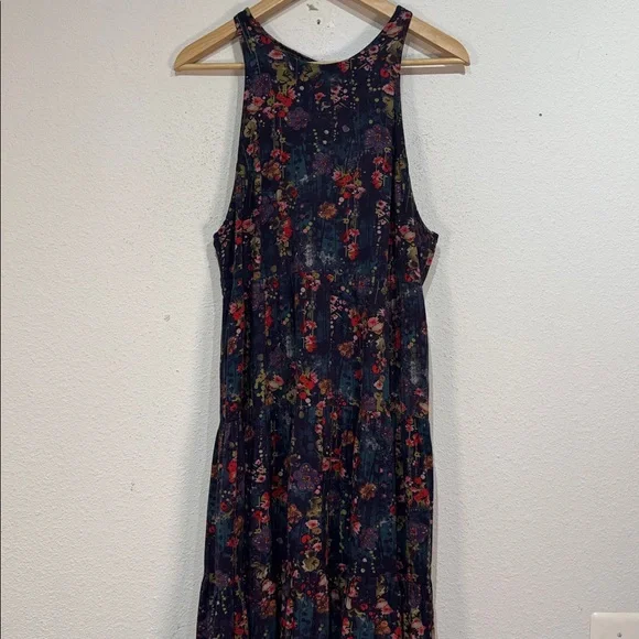 Natural Life Floral Halter Maxi Dress size Large - Picture 4 of 7
